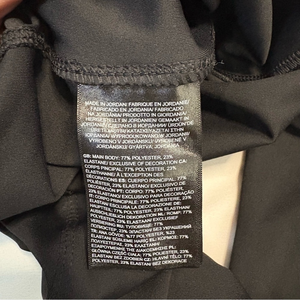 The North Face Leggings Girls XL (14/16) Black Athletic Side Pocket Flashdry - Picture 6 of 10